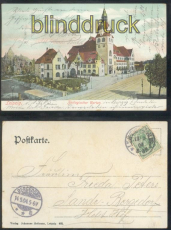 Leipzig farb-AK Zoologischer Garten 1904 (d7904)