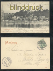 Lauenburg Elbe sw-AK Teilansicht 1904 (d7924)