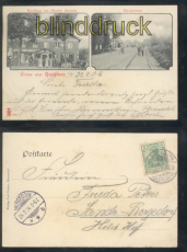 Qiuckborn sw-AK Gruss aus ... zwei Ansichten 1904 (d7930)