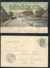 Schnkirchen farb-AK Gruss aus .... Am Teich 1904  (d7939)