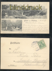 Ulzburg sw-AK Gruss aus ... zwei Anischten 1903 (d7942)