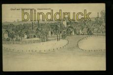 Schppingen sw-AK Gruss aus .... Gesamtansicht ungebraucht (d6205)