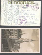 dt. Reich SS-Feldpost sw-AK Mnchen 1940 (47545)