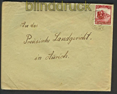 dt. Reich Riepe ber Oldersum 9.10.1935 Poststelle I (24448)