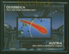 sterreich Mi # Block 34 postfrisch Blockausgabe Post einer anderen Welt (48028)
