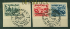dt. Reich Mi # 695/97 N�rburgring-Rennen mit SSt auf Briefst�cken (48090)