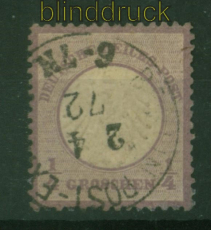 dt. Reich Mi #   1 gestempelt 1/4 Groschen kleiner Schild (48059)