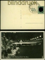 dt. Reich Mi # 648 auf Blanko-AK SSt. Berlin-Wannsee 1937 (40280)