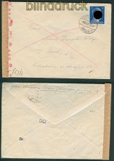 dt. Reich Auslands-Zensur-Brief Ettlingen 1942 (25488)