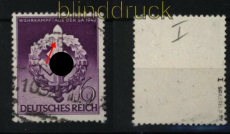 dt. Reich Mi # 818 I gestempelt geprft Schlegel BPP (31758)