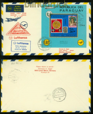 Lufthansa Erstflug Asuncion-Mnchen Paraguuay Mi # Block 166 (48167)