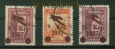 Trkei Mi # 1016/18 gestempelt Flugpostmarken (48233)