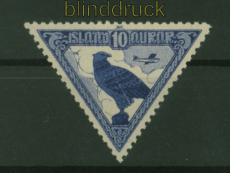 Island Mi #  140 postfrisch Flugpostmarke (48271)