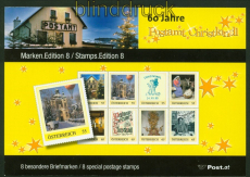 sterreich postfrischer Kleinbogen 60 Jahre Postamt Christkindl personali(48386)