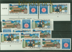 DDR Zusammendrucke Mi # 2880/81 postfrisch WZd 594/93 Arbeiterfestspiele (48467)