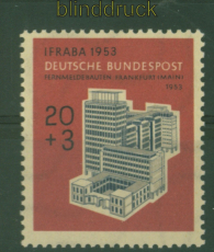 Bund Mi #  172 postfrisch 20 Pfennig IFRABA 1953 (48618)