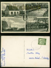 Harme i. Oldbg. sw-AK Gruss aus .... vier Ansichten 1962 (d7960)