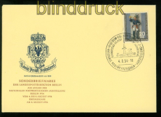 Berlin Mi # 120 Nationale Briefmarken-Ausstellung Ersttagsbrief FDC (48534)