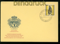 Berlin Mi # 131 Tag der Briefmarke 1955 Ersttagsbrief FDC (48535)