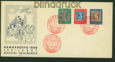 Bund Mi #  113/15 Satz-Brief Ausstellung 100 Jahre Briefmarken Hammaposta(48541)