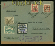 Spanien Auslands-LuPo-Zensur-Brief Las Palmas 1937 (48575)