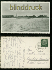 Tnning sw-AK Panorama mit Kirche 1940 (d7977)