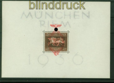 dt. Reich Mi # Block 10 Braune Band postfrisch (48096)
