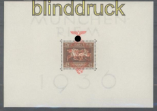dt. Reich Mi # Block 10 Braune Band postfrisch (45902)