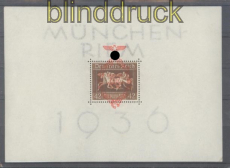 dt. Reich Mi # Block 10 Braune Band postfrisch (45903)