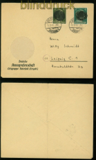 SBZ schs. Schwrzung # AP 794 I und AP 796 I Beierfeld 13.8.1945 MiF (48740)