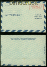 Bi-Zone Luftpostbrief Mi # LF 4 F ungebraucht Plattenfehler E in Deutsche(48987)