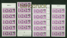 DDR Dienst B ZKD ex Mi # 7 N Y bis # I postfrisch in Einheiten (49135)