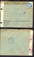 dt Reich Mi # 742 Auslands-Zensur-Brief 9.9.1940 (10636)