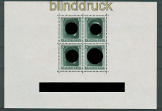 dt. Reich Mi # Block  7 postfrisch 48. Geburtstag (26869)