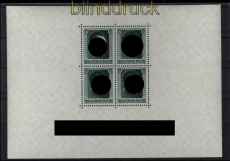 dt. Reich Mi # Block  7 postfrisch 48. Geburtstag (32201)
