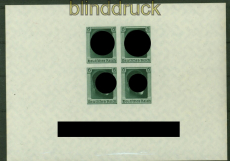 dt. Reich Mi # Block  8 postfrisch 48. Geburtstag (40157)
