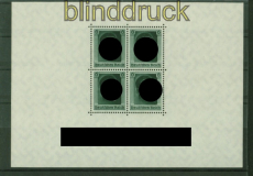 dt. Reich Mi # Block  7 postfrisch 48. Geburtstag (41048)