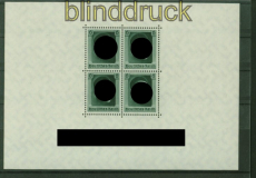 dt. Reich Mi # Block  7 postfrisch 48. Geburtstag (41049)