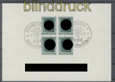 dt. Reich Mi # Block  8 gestempelt 48. Geburtstag Sonderstempel (44485)