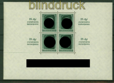 dt. Reich Mi # Block  9 postfrisch Kulturspende-Block (48095)