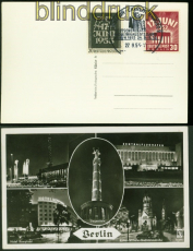 Berlin Mi # 110/11 Aussstellungs-Sonderstempel Berlin 1955 (49154)