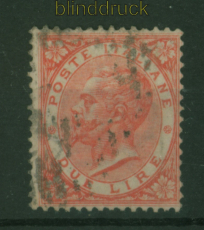 Italien Mi #   22 gestempelt Due Lira Knig Viktor Emanuels II (49212)