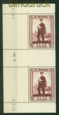 Saarland Mi # 361 Br gestempelt Tag der Briefmarke 1955 Druckdatum (52751)