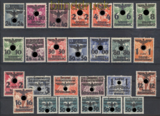 Generalgouvernement Mi #  14/39 postfrisch Aufdrucksatz (49302)