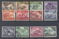 dt. Reich Mi # 831/42 gestempelt Heldengedanktag (I) (49320)