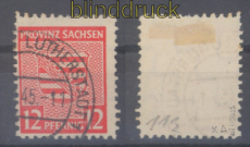 SBZ Mi #  71 X A gestempelt geprft Strh BPP (49388)
