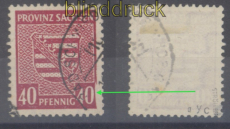 SBZ Mi #  84 Y c II gestempelt gepr. Strh BPP RRR!!  (49394)