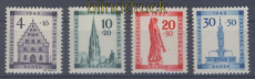 franz. Zone Baden Mi # 38 A/41 A postfrisch Wiederaufbau Stadt Freiburg (49552)