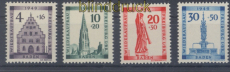 franz. Zone Baden Mi # 38 A/41 A postfrisch Wiederaufbau Stadt Freiburg (49417)