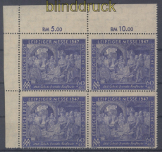all. Besetzung Mi # 942 I A gez. L 13 im postfrisch 4er-Block (49431)